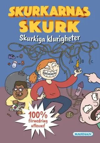 Produktfoto för Kärnan Skurkarnas Skurk Pysselbok Klurigheter