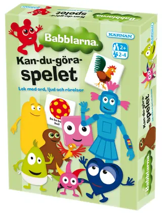 Produktfoto för KÄRNAN Spel Babblarna Kan-du-göra 2år
