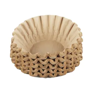 Produktfoto för Kaffefilter skålfilter Brewmatic 110mm ubleget 245/110 (250 stk.)