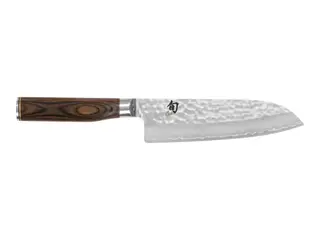 Produktfoto för Kai Shun Premier Santokukniv Stål Brunt Handtag 18 cm