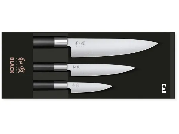 Alternativ bild 0 för Kai - Wasabi Black Knivset 3 delar