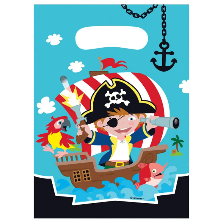 Alternativ bild 0 för Kalaspåsar Pirat Jolly Roger 8-pack