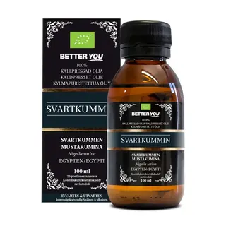Produktfoto för Kallpressad Svartkumminolja Ekologisk