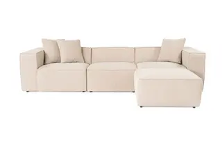 Produktfoto för Kaolins Soffa med Divan 3-sits - Peach
