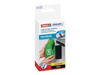 Produktfoto för KARDBORRBAND TESA SVART 20MMX1M | Beijerbygg Byggmaterial