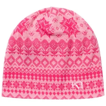 Alternativ bild 0 för Kari Traa Vilma Beanie Rosa merinoull One Size Dam