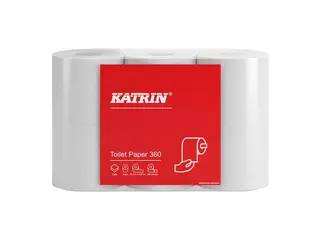 Produktfoto för KATRIN Toalettpapper 360 2-lagers, 360 ark