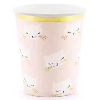 Produktfoto för Katt Pappersmugg 6-pack