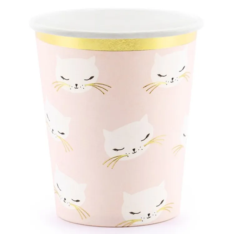 Alternativ bild 0 för Katt Pappersmugg 6-pack