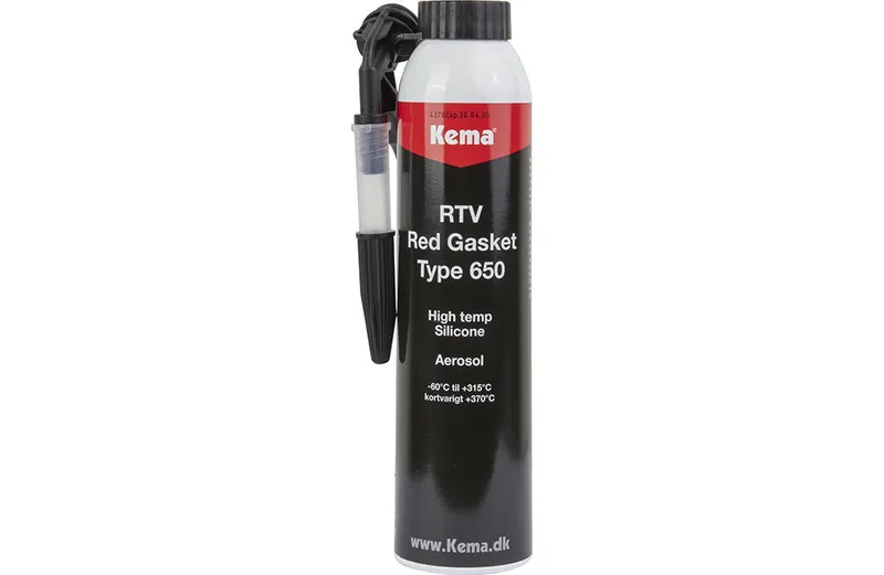 Alternativ bild 0 för Kema RTV Gasket Red 650 - 200 ml, starkt industriellt silikongummi