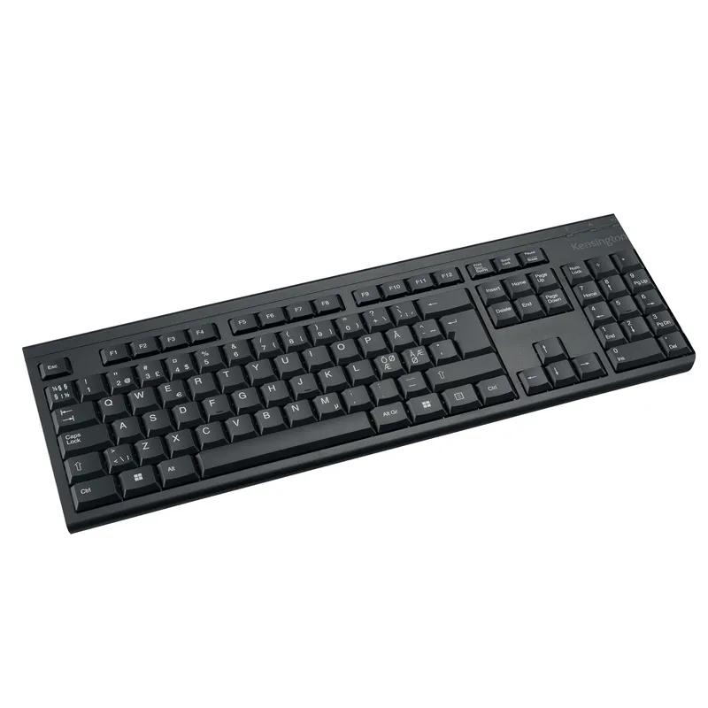 Alternativ bild 0 för Kensington KB150 EQ - Tangentbord - Nordisk - Svart