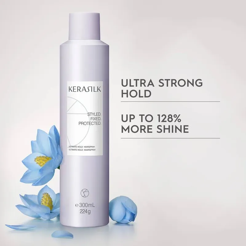 Bild 5 för Kerasilk Ultimate Hold Hairspray 300 ml