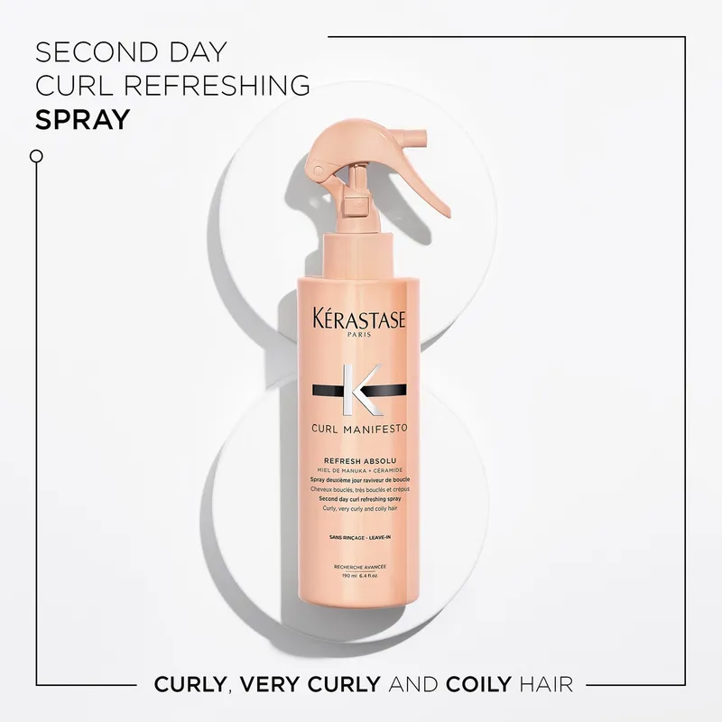 Bild 2 för Kerastase Curl Manifesto Second Day Curl Refreshing Spray 190 ml