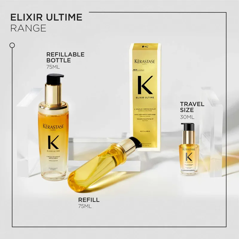 Bild 2 för Kérastase Elixir Ultime L´Huile Originale Hair Oil 30 ml