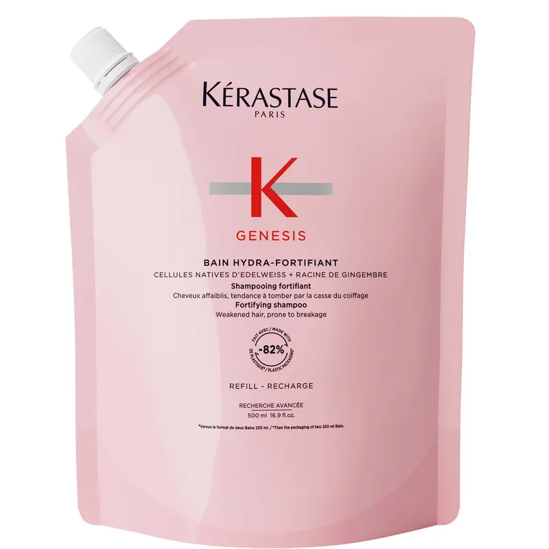 Bild 1 för Kérastase Genesis Bain Hydra-Fortifiant Shampoo Refill 500ml