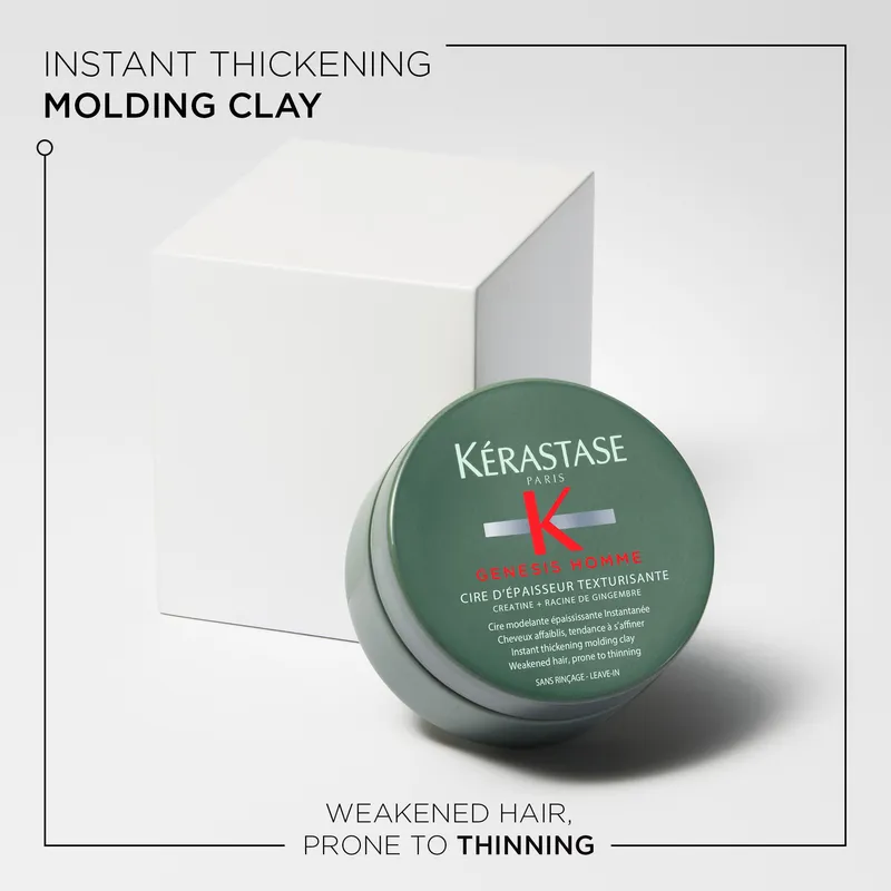 Bild 2 för Kérastase Genesis Men Texturizing Thickening Wax 75 ml