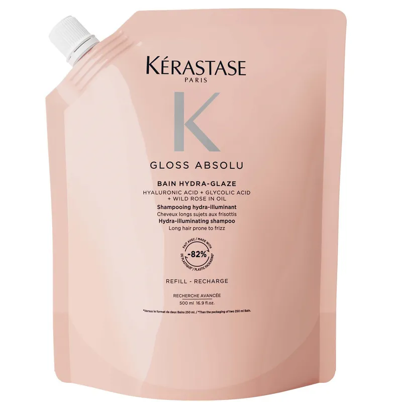 Bild 1 för Kérastase Gloss Absolu Bain Hydra-Glaze Shampoo Refill - 500 ml