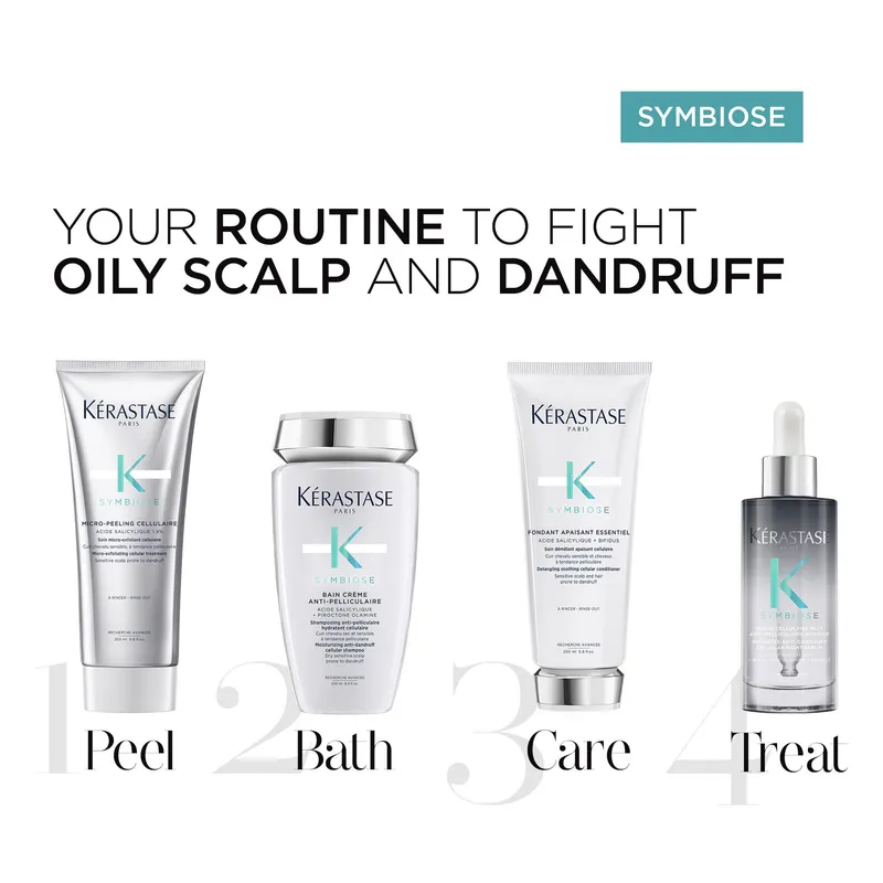 Bild 2 för Kérastase Symbiose Bain Creme Anti-Pelliculaire 250 ml