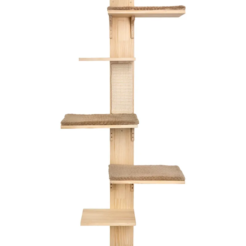 Alternativ bild 0 för Kerbl Klösträd Timber Wall 150 cm naturfärgad och taupe