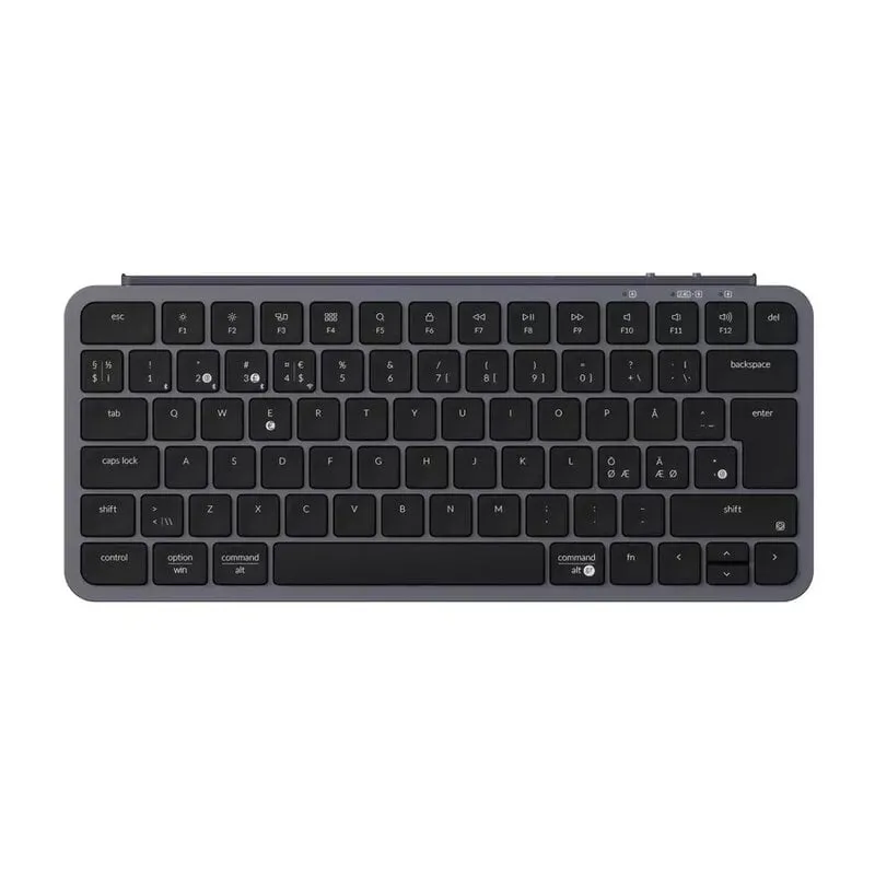 Alternativ bild 0 för Keychron B1 Pro Ultra-Slim Wireless Keyboard Tri-Mode - Space Grey - Tangentbord - Nordisk - Grå