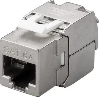 Produktfoto för Keystone module RJ45 CAT 6A STP 500 MHz slim-line