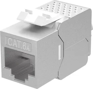 Produktfoto för Keystone module RJ45 CAT 6A STP slim-line