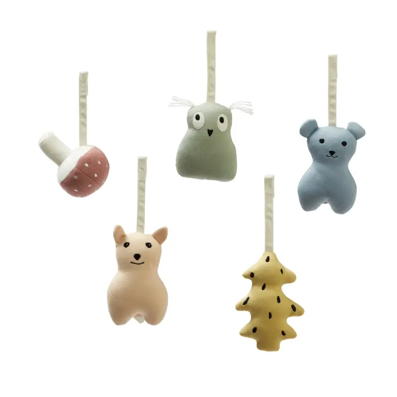 Alternativ bild 0 för Kids Concept Babygymsfigurer Skog Edvin 5-pack