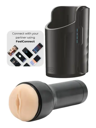 Produktfoto för Kiiroo: Keon Automatic Masturbator & RealFeel Stroker