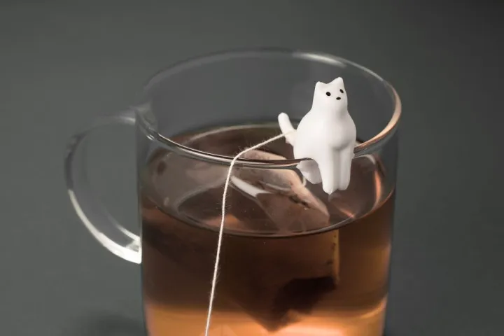Alternativ bild 0 för Kikkerland Cat Tea Bag Holders