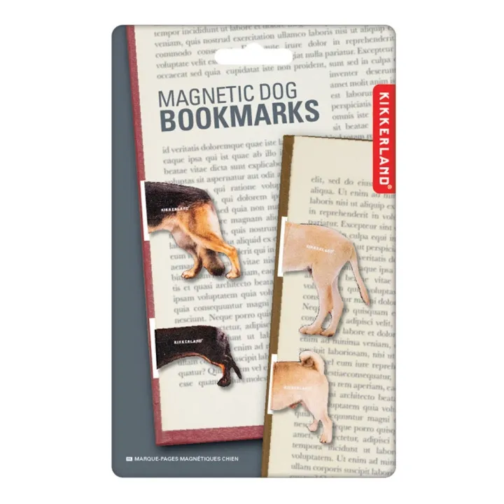 Alternativ bild 0 för Kikkerland Magnetic Dog Bookmarks