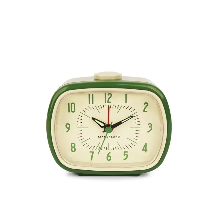 Alternativ bild 0 för Kikkerland - Retro Alarm Clock + Green