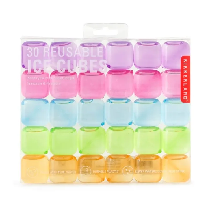 Alternativ bild 0 för Kikkerland Reusable Ice Cubes- Set Of 30