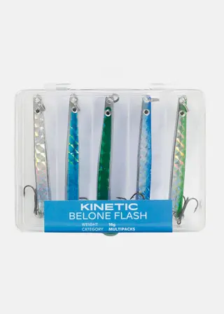 Produktfoto för Kinetic Belone Flash Kastdrag Näbbgädda, Havsöring, Makrill