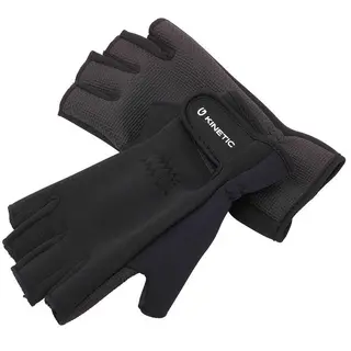 Produktfoto för Kinetic Neoprenhandskar Half Finger Storlek L Svarta