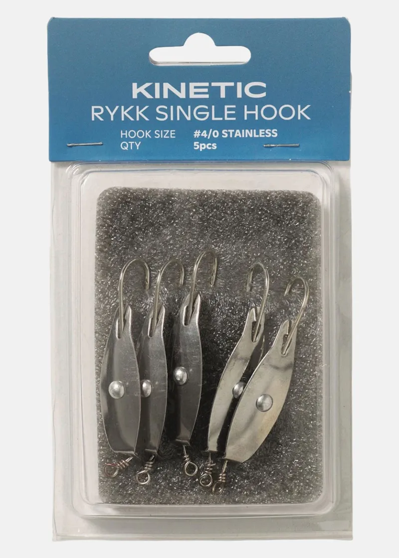 Bild 2 för Kinetic Rykk Single Hook #4/0 Stainless 5pcs