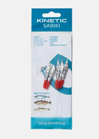 Produktfoto för Kinetic Sabiki Holo-Flex Häckla #1/0