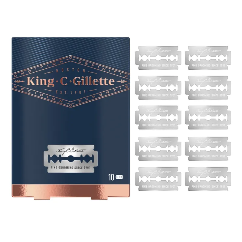 Bild 2 för King C. Gillette Säkerhetsrakblad 10 st