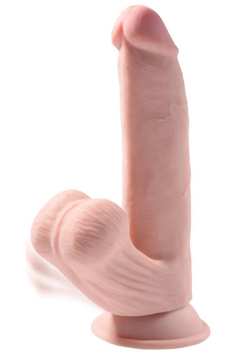 Bild 1 för King Cock 20cm - Triple Density with Swinging Balls