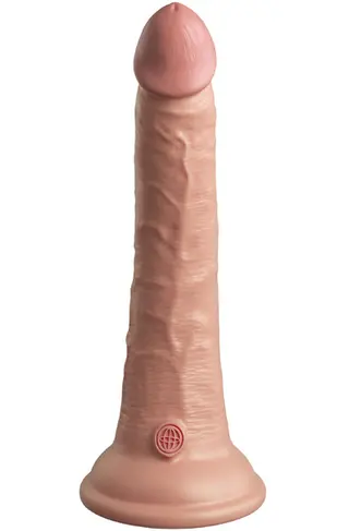 Produktfoto för King Cock Elite: Dual Density Silicone Cock, 21 cm, ljus