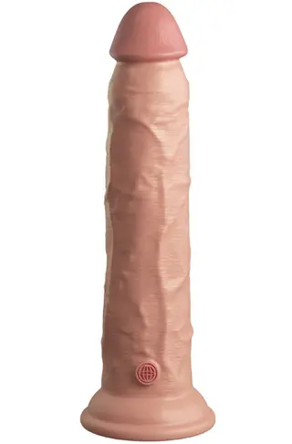 Produktfoto för King Cock Elite: Dual Density Silicone Cock, 25 cm, ljus