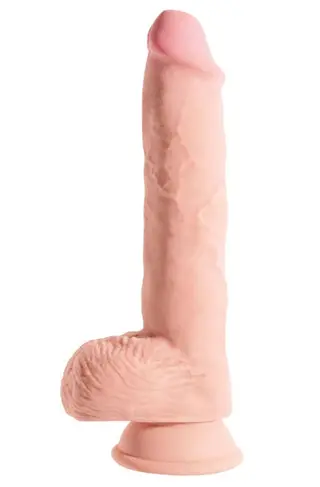Produktfoto för King Cock: Triple Density Fat Cock with Balls, 29 cm