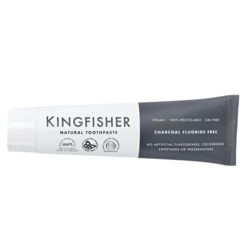 Bild 1 för Kingfisher Tandkräm Aktivt Kol Whitening 100 ml