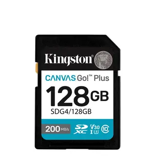 Produktfoto för Kingston Canvas Go! Plus SDXC 128GB