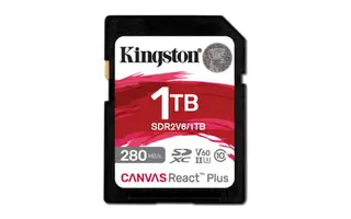Produktfoto för Kingston Canvas React Plus V60 SD - 280MB/s - 1TB