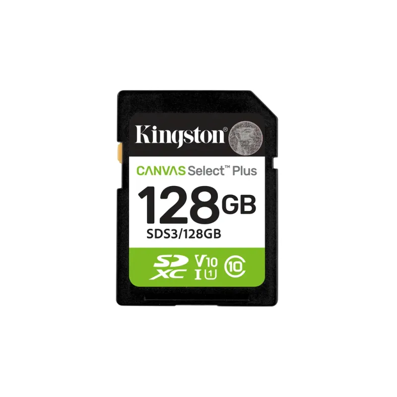 Alternativ bild 0 för Kingston Canvas Select Plus Gen3 SDXC - 150MB/s - 128GB