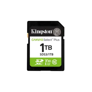 Produktfoto för Kingston Canvas Select Plus Gen3 SDXC - 150MB/s - 1TB
