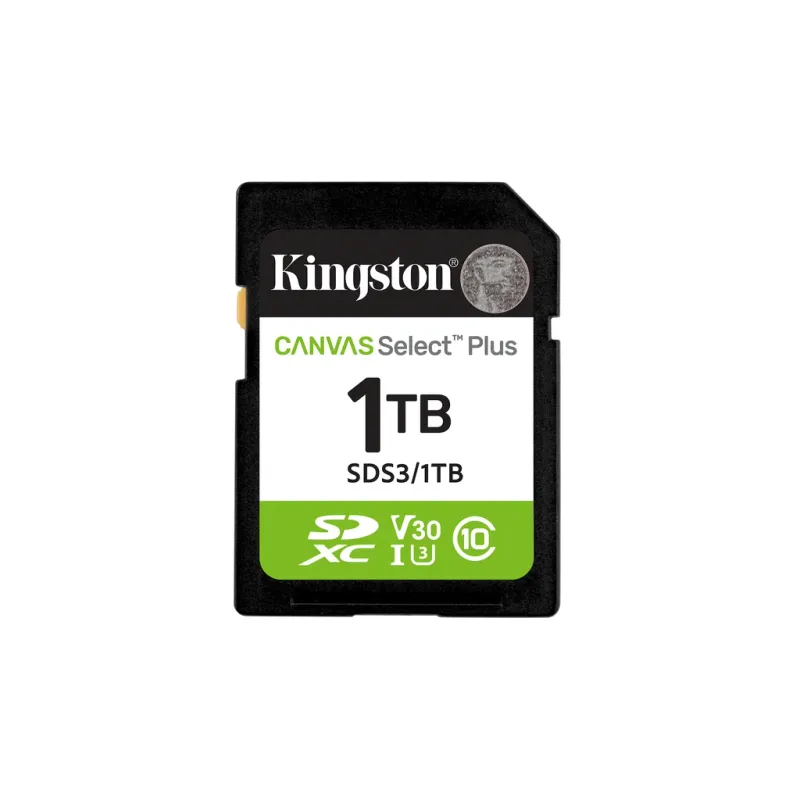 Alternativ bild 0 för Kingston Canvas Select Plus Gen3 SDXC - 150MB/s - 1TB