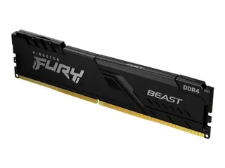 Produktfoto för Kingston FURY Beast - DDR4 - sats - 32 GB: 2 x 16 GB - DIMM 288-pin - 3200 MHz / PC4-25600 - CL16 - 1.35 V - ej buffrad - icke ECC - svart