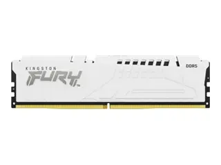 Produktfoto för Kingston FURY Beast DDR5-5600 - 16GB - CL36 - Single Channel (1 st) - AMD EXPO & Intel XMP - Vit