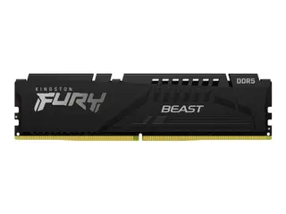 Produktfoto för Kingston FURY Beast DDR5-5600 - 32GB - CL36 - Single Channel (1 st) - AMD EXPO & Intel XMP - Svart